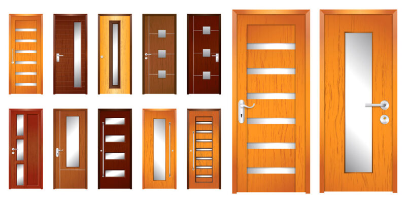 Hardwood External Door